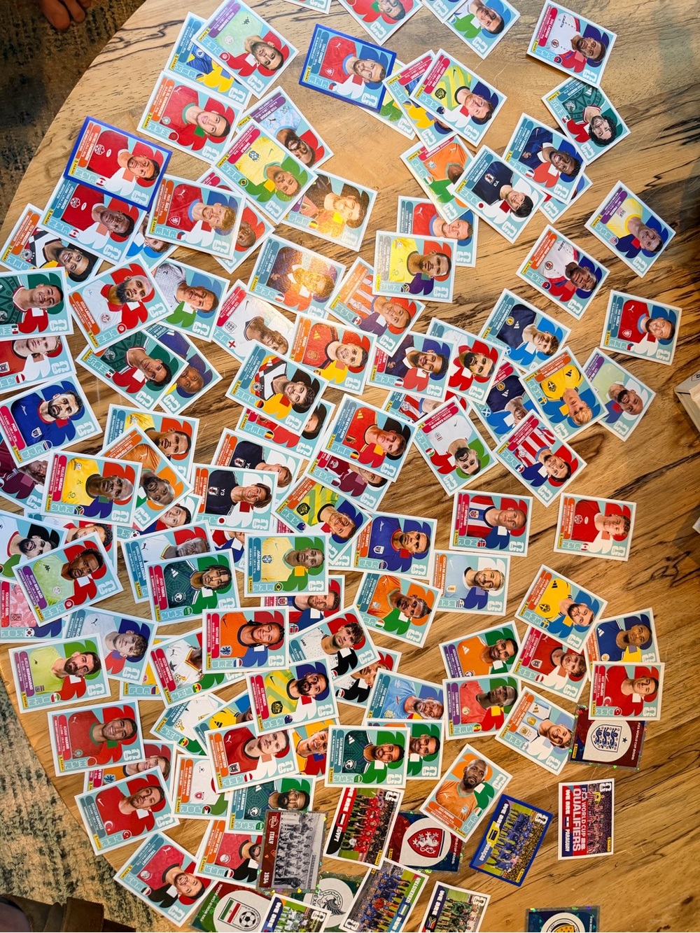 125 Panini Soccer 2026 World Cup Stickers